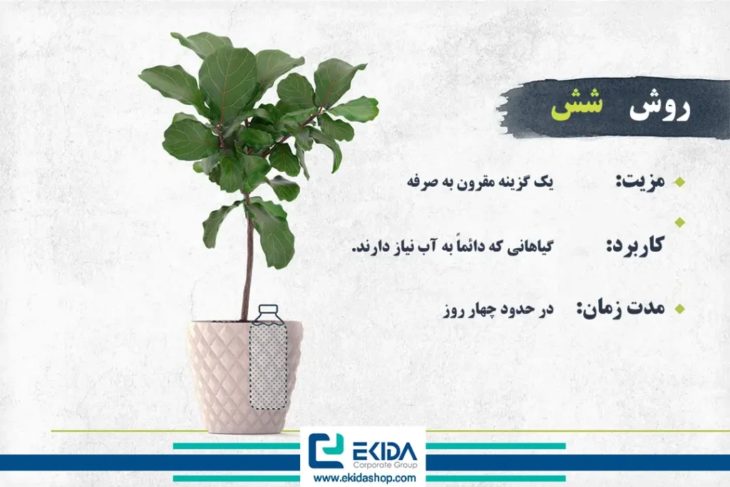 روش ششم آبیاری