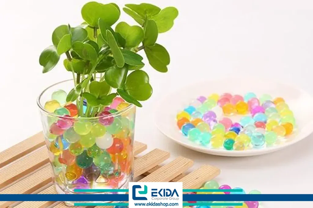 استفاده از ژل‌های نگهدارنده آب